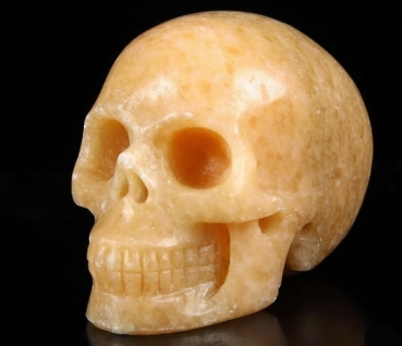 Skull Oranger Aventurin